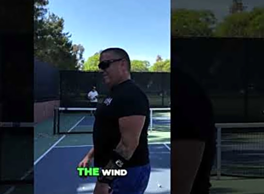 Epic Pickleball Rally: Wind vs. Skill! Who Will Win?