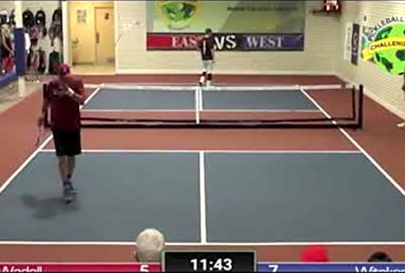 Pickleball Global Challenge Cup Noah Waddell VS Rick Witsken Men&#039;s Singles