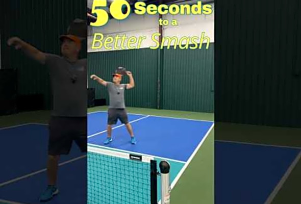 Unlock Pickleball Power: Relax Your Grip &amp; Smash Like a Pro! - 50 Seconds to a Better Smash