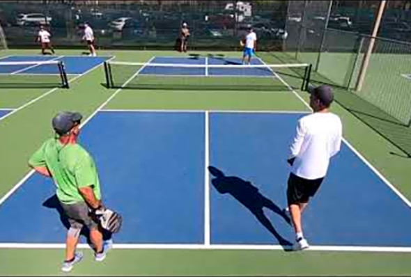 Ted, Mitch, Scott &amp; John - Pickleball 2019-03-31