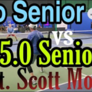 Pro Senior VS 5.0 Senior - Feat Scott Moore Pickleball Men&#039;s Doubles Rec...