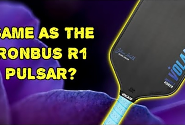 Volair Mach 1 Forza Pickleball Paddle Review: Same As The Ronbus Pulsar?