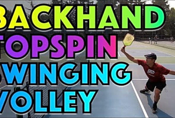 Weaponize Your Backhand Volley With Topspin