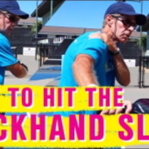 How to Hit a Backhand Slice Shot in Pickleball