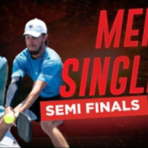 Federico Staksrud v Hunter Johnson at the Lapiplasty Pickleball World Ch...