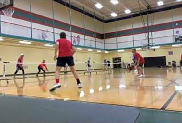 Pickleball game w/ Jeff, Ben B &amp; Alex B