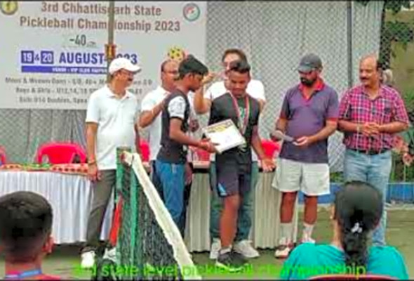 3rd state level pickleball championship in raipur