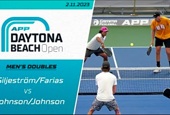 Andreas Siljestrm &amp; Joey Farias vs. Hunter Johnson &amp; Yates Johnson - Men&#039;s Doubles - Daytona Beach