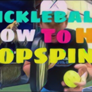 Pickleball l How to Hit Topspin