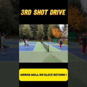 Pickleball 3rd Shot Drive Tip! #pickleball #pickleballskills #pickleball...