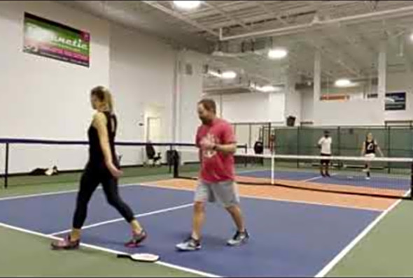 Legends winter classic mixed doubles 4.0 pickleball / Third match 1.2