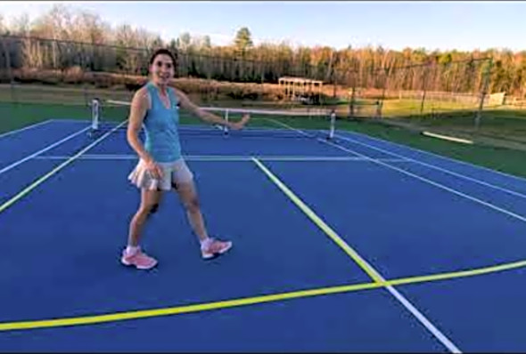 Deluxe Pickleball Court Line Set Demo