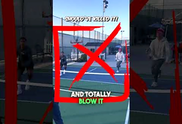 Classic Beginner Pickleball Mistake! #shorts #pickleball - Enhance Pickleball