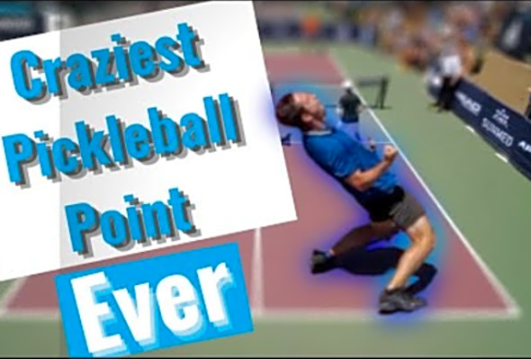 Craziest Pickleball point ever??, a breakdown