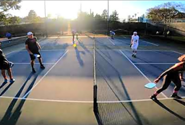 Bad Pickleball High Level Rec 5.0 Jessie Irvine Scott Crandall Jeff Warnick Julio Rivera 2games