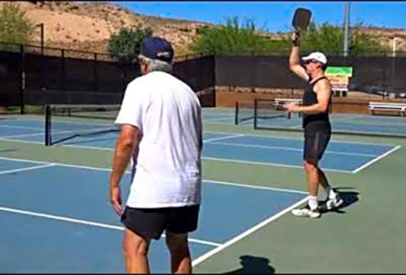 PICKLEBALL GAME: Bill &amp; Pete/Matt &amp; Gerritt