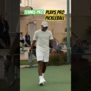 Donald Young is impressive with a pickleball paddle! #ppatour #picklebal...