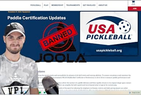 USA PICKLEBALL BANS JOOLA MOD TA-15! BREAKING NEWS