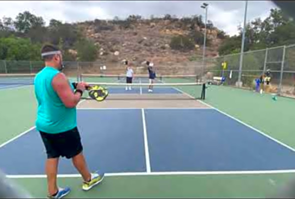 Pickleball - Tim Turner and Luis Salazar vs Michael Giordano and JC