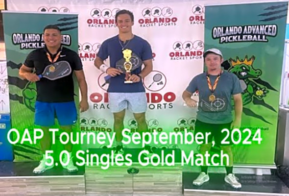 Sept 2024, OAP Tournament 5.0 Singles Gold Match