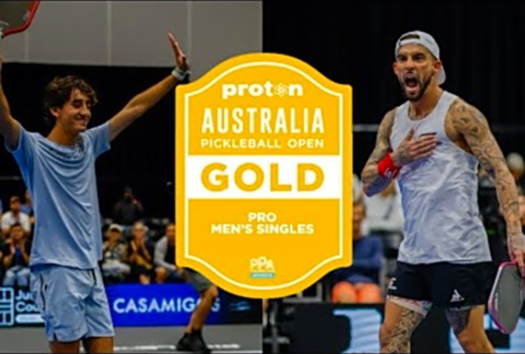 Tardio vs McGuffin at the Proton Australia Pickleball Open - Championship Match