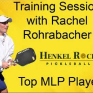 ExcluSive Peak of Pro Pickleball Player Rachel Rohrabacher Training Sess...