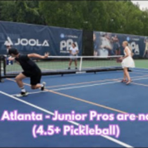 PPA Atlanta - Junior Pros are no joke (4.5 Pickleball)