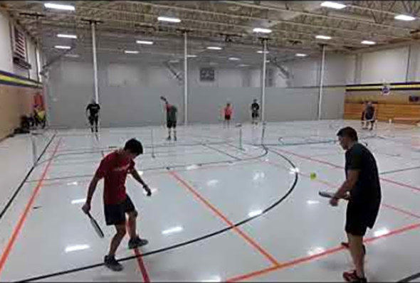 Week 7 Game 3 Winter 2017 Pickleball Ladder League