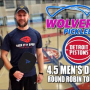 4.5 Doubles Pickleball Tournament at Detroit Pistons Performance Center