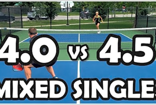 Singles Pickleball - 4.0/4.5 Skill Rating: Game 2