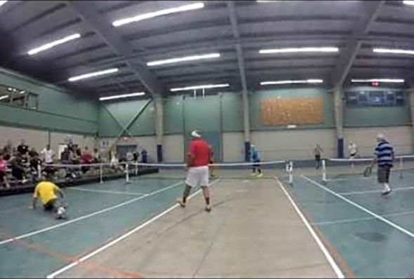 Amazing Pickleball Backhand Smash