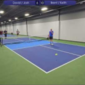 David and Josh vs. Brent and Keith - 4.0 Pickleball Match