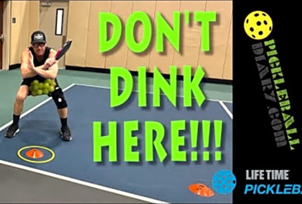 Where NOT to Dink for Pickleball- Train Live w/ Coach David