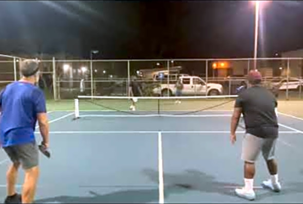 Game of The Night! - Mens Doubles Pickleball, Aaron/Brent vs Lokahi/Daniel - Oahu, Hawaii