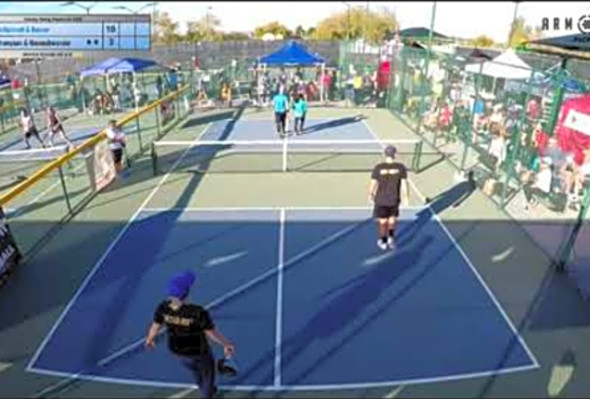 2020 Tommy Wong Pickleball 4.5 Mixed - A. McDermott &amp; E. Rosner vs C. Thompson &amp; J. Neuenschwander