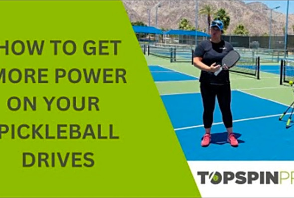 (How To) Get More Power On Your Pickleball Drives