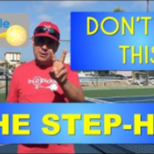 Top Pickleball Mistakes - Step then Hit - In2Pickle