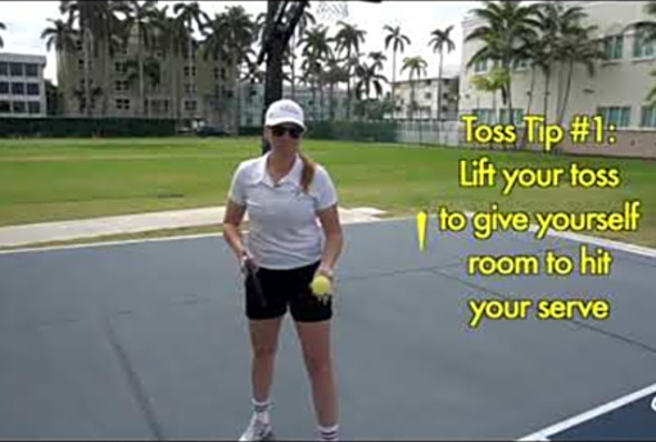 5 Tips for the Toss on the Pickleball Volley Serve