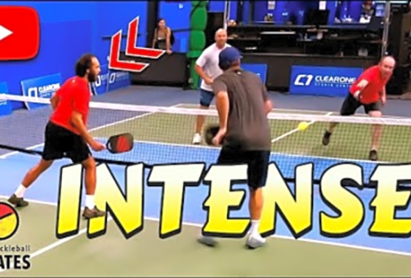 Pickleball Pro Ed Perez vs Senior Pros in Pickleball Men&#039;s Doubles