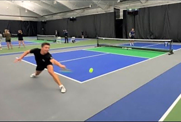 My First PRO Singles Pickleball Match Ever