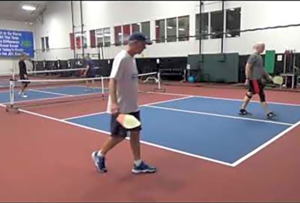 STL Adv Pickleball Mark Steve vs Kyle and Doug