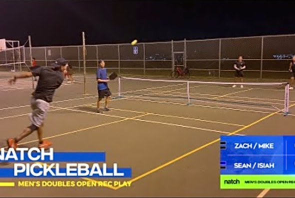 Pickleball Men&#039;s Doubles Rec Play feat. Sean/Isiah vs Zach/Mike
