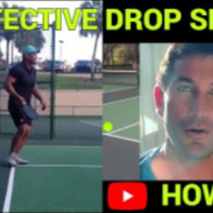 Effective DROP Serve in Pickleball: HOW TO do a Drop Serve