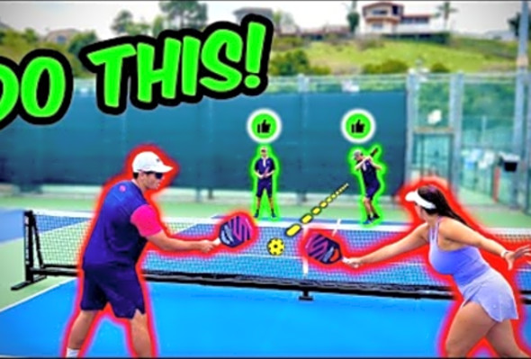 How to Win in Pickleball by Hitting HARD! (end points with POWER)