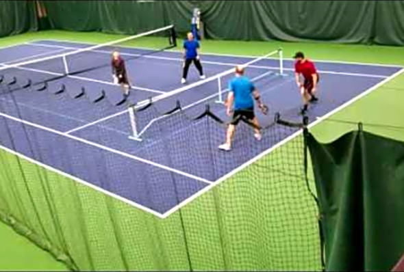 Scarborough Pickleball Tournament: Championship Game 4, Hinterschied/Jenkins vs Evans/Guhl
