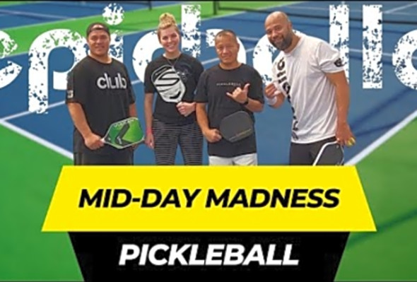 EpicBalla Mid-Day Madness Pickleball Mixed Players Game #2. Orem, UT. Dec 29, 2023.