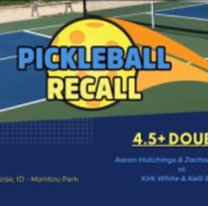 4.5 Doubles - 8/21/20 - (Pancheri/Hutchings v White/Berg) - Pickleball R...