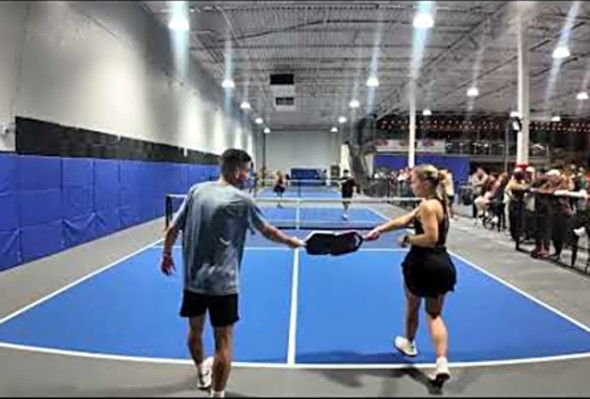 4.0 Pickleball Dinkfest Mixed With a Chinese Spy (3rd Place Match Game 2)
