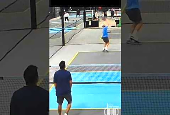 Chasing Down The Drop #pickleball #highlights #shorts #pickleballislife