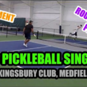 Pickleball 3.5 Singles - Kingsbury Club Winter Tournament- Pool A - 12/3/21